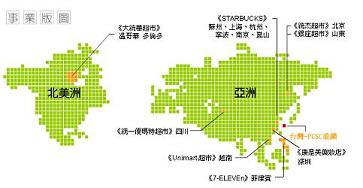 台灣7-11分佈圖